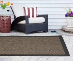 Biscayne Textured Chevron Indoor/Outdoor Area Rug
