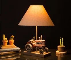 Brown Tractor Truck Table Lamp -Home Furnishing Store 810546433 5