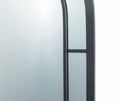 Black Rounded Arch Wall Mirror, (33.07") -Home Furnishing Store 810546462 7