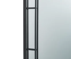 Black Rounded Arch Wall Mirror, (33.07") -Home Furnishing Store 810546462 8