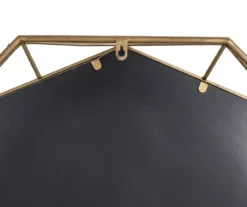 Gold Octagon Geometric-Border Wall Mirror, (28.15") -Home Furnishing Store 810546468 4