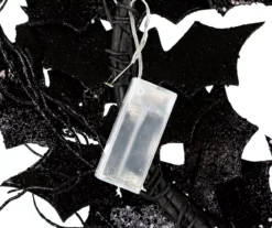 26" Black Bats & Twig LED Wreath -Home Furnishing Store 810547784 3