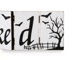 "Spooky" & "Wicked" Dual Sided Hinged Tabletop Decor -Home Furnishing Store 810547838 7