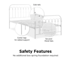 Novogratz Bright Pop Metal Bed -Home Furnishing Store 810548771 4