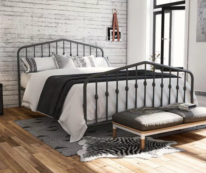 Navogratz Bushwick Metal Bed 1 Navogratz Bushwick Metal Bed