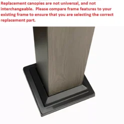 Shadow Creek Gazebo Palm Leaves Replacement Canopy -Home Furnishing Store 810549235 41