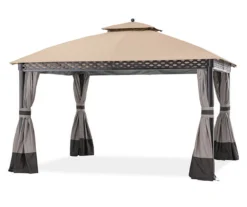 Oakmont Gazebo Beige Replacement Riplock Canopy 20 Oakmont Gazebo Beige Replacement Riplock Canopy -Home Furnishing Store 810549263 7