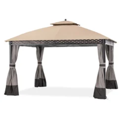Oakmont Gazebo Beige Replacement Riplock Canopy 27 Oakmont Gazebo Beige Replacement Riplock Canopy -Home Furnishing Store 810549263 71