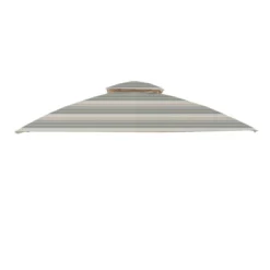 Westbrook Gazebo Stone Stripe Replacement Canopy -Home Furnishing Store 810549285 11