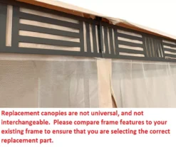 Westbrook Gazebo Stone Stripe Replacement Canopy -Home Furnishing Store 810549285 4