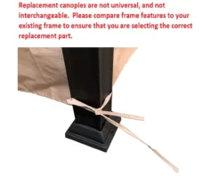 Westbrook Gazebo Stone Stripe Replacement Canopy -Home Furnishing Store 810549285 5