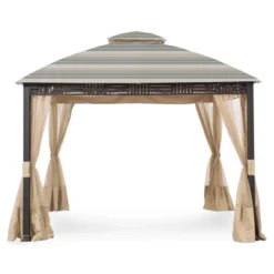 Westbrook Gazebo Stone Stripe Replacement Canopy -Home Furnishing Store 810549285 61