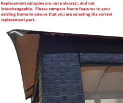 Riviera Sonoma Gazebo Beige Replacement Privacy Curtain Set -Home Furnishing Store 810549309 6