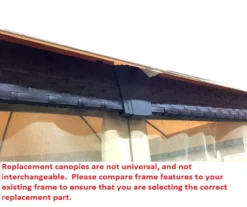 Riviera Sonoma Gazebo Beige Replacement Privacy Curtain Set -Home Furnishing Store 810549309 7