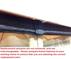 Riviera Sonoma Gazebo Midnight Blue Trellis Replacement Canopy -Home Furnishing Store 810549316 6