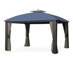 Riviera Sonoma Gazebo Midnight Blue Trellis Replacement Canopy -Home Furnishing Store 810549316 8