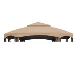 Sienna Octagon Gazebo Beige Replacement Riplock Canopy Top