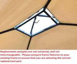 Windsor Grill Gazebo Stone Stripe Replacement Canopy 27 Windsor Grill Gazebo Stone Stripe Replacement Canopy -Home Furnishing Store 810549394 41