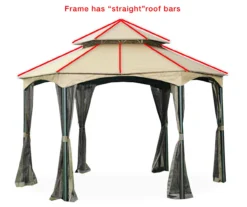 Southbay Gazebo Beige Replacement Canopy -Home Furnishing Store 810549395 41