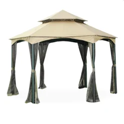 Southbay Gazebo Beige Replacement Canopy -Home Furnishing Store 810549395 7