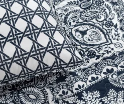 Aubree Navy & White Full/Queen 3-Piece Quilt Set 17 Aubree Navy & White Full/Queen 3-Piece Quilt Set -Home Furnishing Store 810552957 41