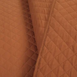 Ava Rust Diamond-Quilted Full/Queen 3-Piece Quilt Set 12 Ava Rust Diamond-Quilted Full/Queen 3-Piece Quilt Set -Home Furnishing Store 810552961 4