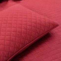 Ava Red Diamond-Quilted Full/Queen 3-Piece Quilt Set 13 Ava Red Diamond-Quilted Full/Queen 3-Piece Quilt Set -Home Furnishing Store 810552962 41