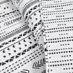 Hygge Geometric Stripe Quilt Set -Home Furnishing Store 810553037 2