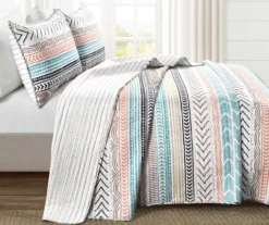 Hygge Geometric Reversible 3-Piece Quilt Set -Home Furnishing Store 810553241 11