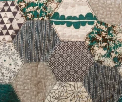 Briley Geometric Hexagon Reversible 3-Piece Quilt Set 21 Briley Geometric Hexagon Reversible 3-Piece Quilt Set -Home Furnishing Store 810553325 2