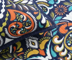 Clara Floral Reversible 3-Piece Quilt Set 37 Clara Floral Reversible 3-Piece Quilt Set -Home Furnishing Store 810553332 4