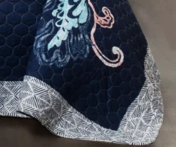 Aster Floral Reversible 3-Piece Quilt Set 13 Aster Floral Reversible 3-Piece Quilt Set -Home Furnishing Store 810553347 3