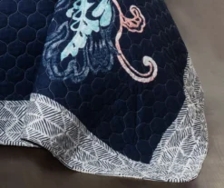 Aster Floral Reversible 3-Piece Quilt Set 15 Aster Floral Reversible 3-Piece Quilt Set -Home Furnishing Store 810553347 31