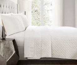 Ava Diamond-Quilted 3-Piece Quilt Set -Home Furnishing Store 810553362 3