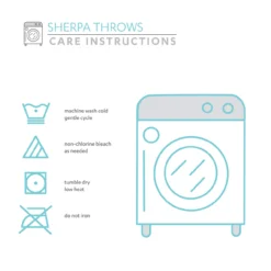 Navy & White Universe Quilted Sherpa Throw, (50" X 60") -Home Furnishing Store 810553478 4