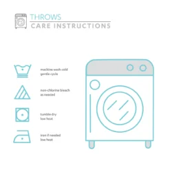 Layla Yellow & Gray Floral Quilted Throw, (50" X 60") -Home Furnishing Store 810553573 4