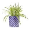 24" Tall Grass In Flower Print Pot