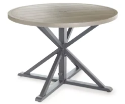 Broyhill Sandpointe Steel Round Patio Dining Table -Home Furnishing Store 810554377 1