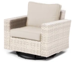 Broyhill Eagle Brooke All-Weather Wicker Swivel Cushioned Patio Glider -Home Furnishing Store 810557273