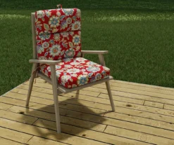 Daelyn Cherry French Edge Outdoor Chair Cushion -Home Furnishing Store 810560543 5