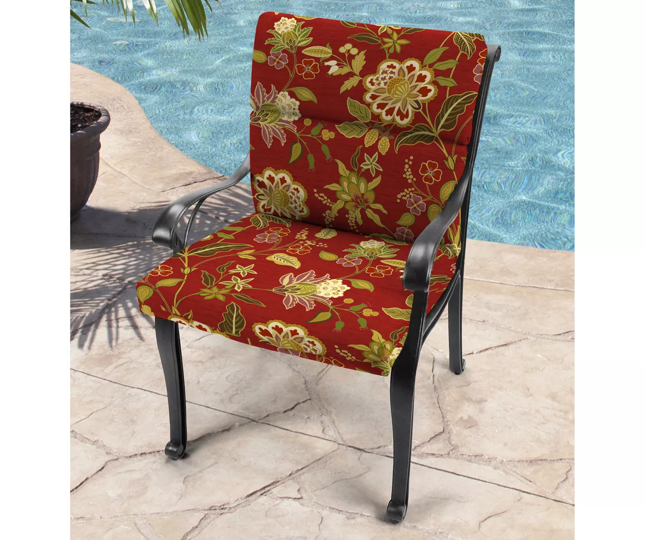 Alberta Salsa French Edge Outdoor Chair Cushion 5 Alberta Salsa French Edge Outdoor Chair Cushion - Image 5