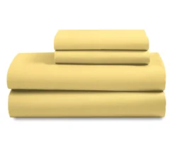 Yellow Microfiber Sheet Set -Home Furnishing Store 810564914 2