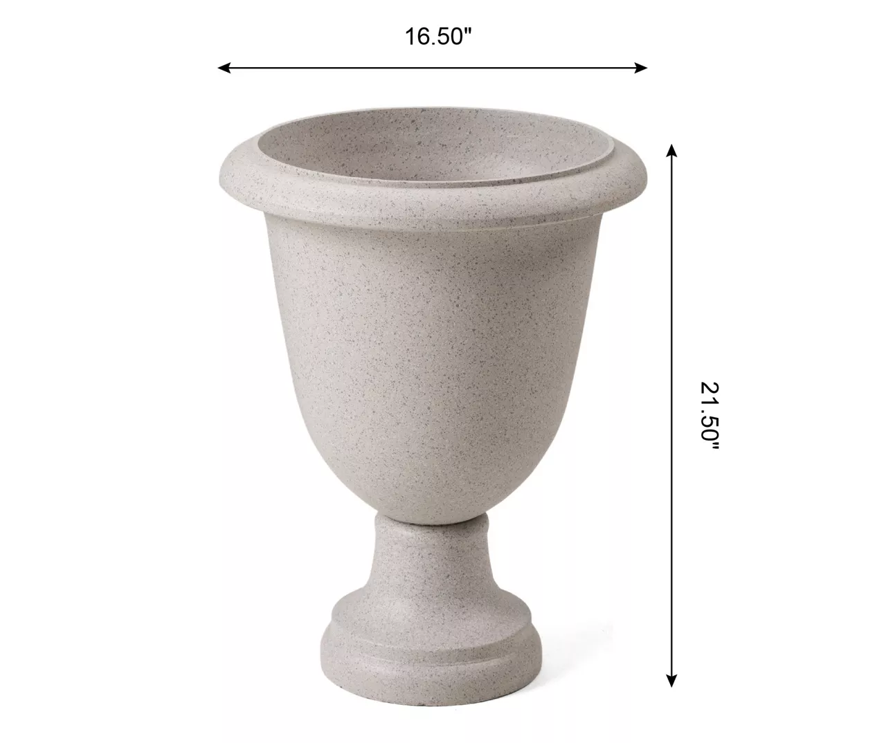 Glitzhome Plastic Urn Planters, 2-Pack 11 Glitzhome Plastic Urn Planters, 2-Pack - Image 11
