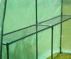 74.75" Green PE & Metal Single Shelf Walk-In Greenhouse -Home Furnishing Store 810565996 5