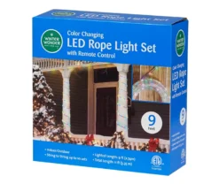 9' Color Changing LED Rope Light With Remote Control -Home Furnishing Store 810567339 3