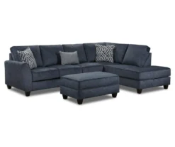 Dancaster Navy Storage Ottoman 8 Dancaster Navy Storage Ottoman -Home Furnishing Store 810569828 810569829 810569830 1