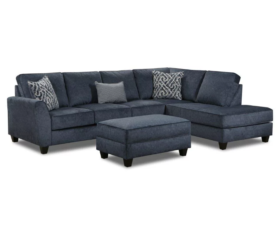 Dancaster Navy Storage Ottoman 3 Dancaster Navy Storage Ottoman - Image 3