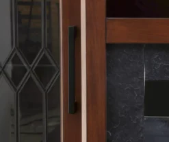 66" Heirloom Cherry Electric Fireplace Console -Home Furnishing Store 810570830 1 1