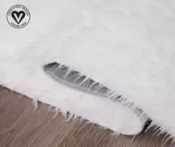 My Magic Carpet White Washable Shag Area Rug, (3' X 5') -Home Furnishing Store 810571827 4