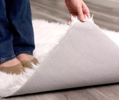 My Magic Carpet White Washable Shag Area Rug, (3' X 5') -Home Furnishing Store 810571827 5